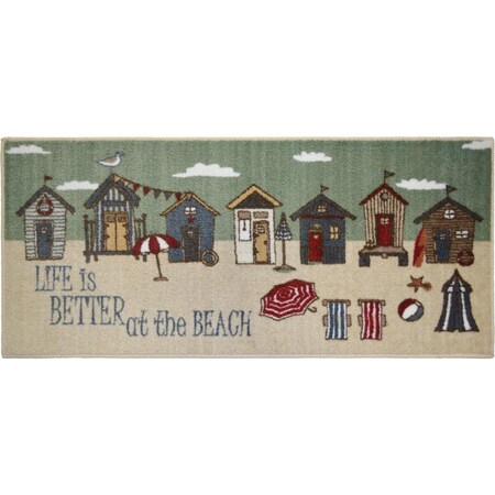 Sleep Ez Seaside Better at the Beach Area Rug - 20 x 44 in. SL3636857